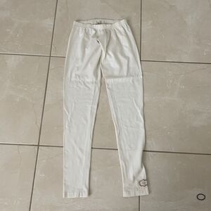 EUC maybe nwot swanky lady vintage soft white leggings sz 6 low rise